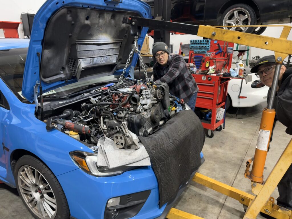 subaru sti engine replacement